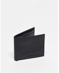French Connection - Classic Leather Bi-fold Wallet - Lyst
