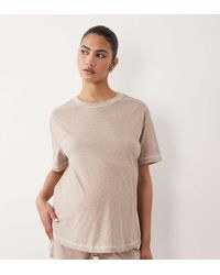 ASOS - Asos Design Maternity Essentials Oversized Tee And Short Pyjama Set - Lyst