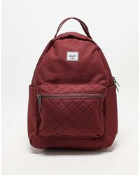 Herschel Supply Co. - Mochila Burdeos Guateada Con Compartimento Para Portátil Quilted Nova De - Lyst