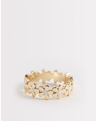 ASOS - – er ring mit miniatur-blumendesign - Lyst