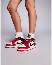 Nike - Nike Air 1 Mid Trainers - Lyst