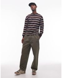No Problemo - Katoenen Ripstop Pull-On Broek Met Mini-Logo - Lyst