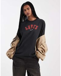 Levi's - Oversized T-Shirt Met Grafische Print - Lyst