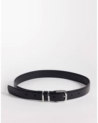 ARKET - Premium Real Leather Belt With Gold Buckle - Lyst