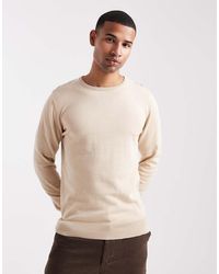 Brave Soul - Fine Knit Crew Neck Jumper - Lyst