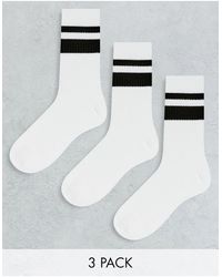 Weekday - Sports Socks 3-pack - Lyst