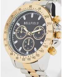 Bellfield Chunky Bracelet Watch - Metallic