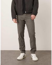 Mango - Tailored Tweed Trousers - Lyst