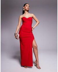 Vesper - Vestito Lungo A Fascia - Lyst
