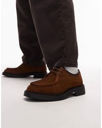 Tommy Hilfiger - Leather Suede Comfort Derby Shoes - Lyst