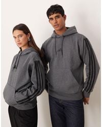 adidas Originals - Adidas sportswear – three stripe – kapuzenpullover aus fleece - Lyst