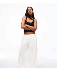 Bershka - Tall Rustic Sarouel Trousers - Lyst