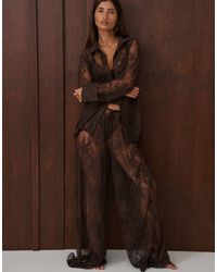 KAT THE LABEL - Lottie Lace Pants - Lyst