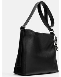 Pull&Bear - Borsa Shopper Nera Con Decorazioni - Lyst