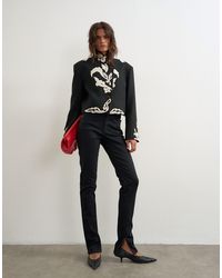 TOPSHOP - Skinny Jean With Side Split - Lyst