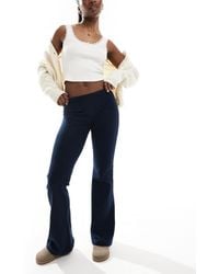 Bershka - High Waisted Flared Trousers - Lyst
