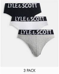 Lyle & Scott Bodywear - Ryder 3 Pack Briefs - Lyst