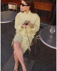 NA-KD - X Charlotte Olivia Pocket Detail Half Zip Jacket - Lyst