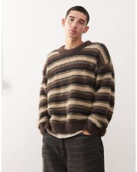 Weekday - – oversize-pullover aus flauschigem strick - Lyst