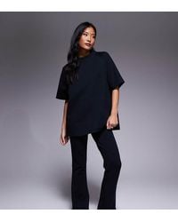 ASOS - Asos Design Petite Co-Ord Interlock Flared Jogger - Lyst