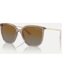 Vogue - Square Polarised Sunglasses With Lens - Lyst