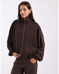 adidas Originals - Zip Up Funnel Jacket - Lyst