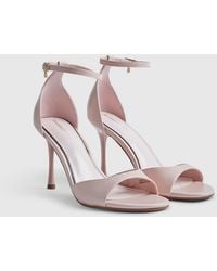 River Island - Closed Back Heeled Sandals - Lyst