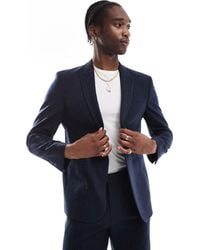 ASOS - Regular Pinstripe Suit Jacket - Lyst