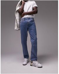 TOPMAN - Straight Jeans - Lyst