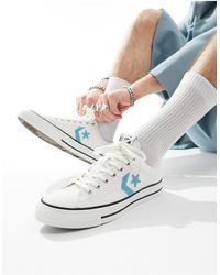 Converse - Star Player 76 Sneakers With Blue Detail - Lyst