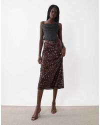 ASOS - Midi Rok Met Lovertjes - Lyst