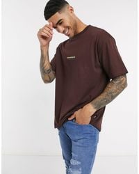 converse t shirt mens brown