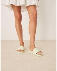 Calvin Klein - Sliders Pastello Con Logo - Lyst