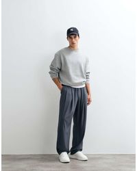 ASOS - Wide Leg Pleated jogger - Lyst