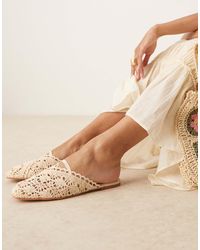 ASOS - Lilo Bow Mule Ballets - Lyst