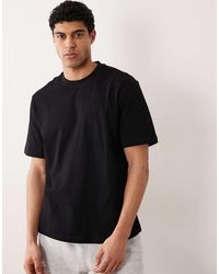 Mango - 100% Cotton Relaxed Fit Crew Neck T-shirt - Lyst