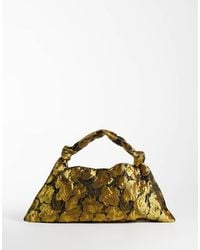 ASOS - Satin Shoulder Bag With Knot Handle - Lyst