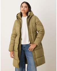 Jdy - Cinched Waist Longline Puffer - Lyst