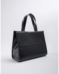 River Island - Ri Embossed Shopper Bag - Lyst