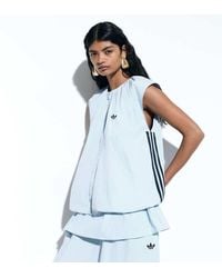 adidas Originals x ASOS - Sleeveless Bubble Track Top - Lyst