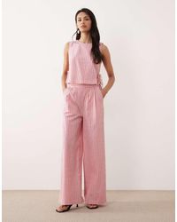 Nobody's Child - Parker Mid Waist Wide Leg Trouser Co-Ord - Lyst