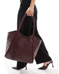 ASOS - Weave Tubular Tote Bag - Lyst