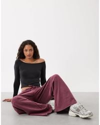 Cotton On - Active Ultra Soft Off Shoulder Long Sleeve Top - Lyst