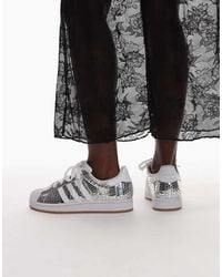 adidas Originals - Superstar Ii Croc Print Trainers - Lyst