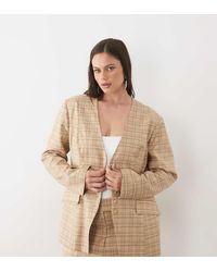 ASOS - Curve Cinched Waist Blazer - Lyst