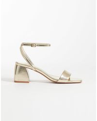Mango - Teen Square Toe Heeled Sandal - Lyst