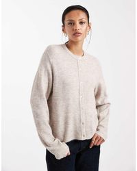 ONLY - Boxy Knitted Cardigan - Lyst