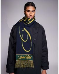 Prohibited - Clubhouse Logo Jacquard Scarf - Lyst