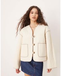 SELECTED - Quilted Jacket - Lyst