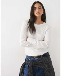 Mango - Teen Round Neck Long Sleeve T-Shirt - Lyst